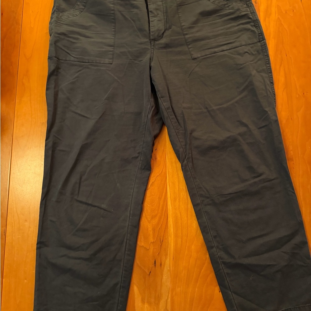 Sundance Women’s Size 16 Blue Utility Cargo Pants Wide Leg Outdoor